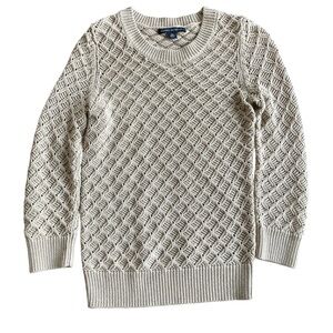 Banana Republic Cream Crew Neck Sweater